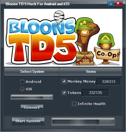 bloons td battles hacked